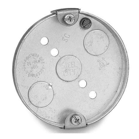 3 inch metal pancake box|round metal electrical box.